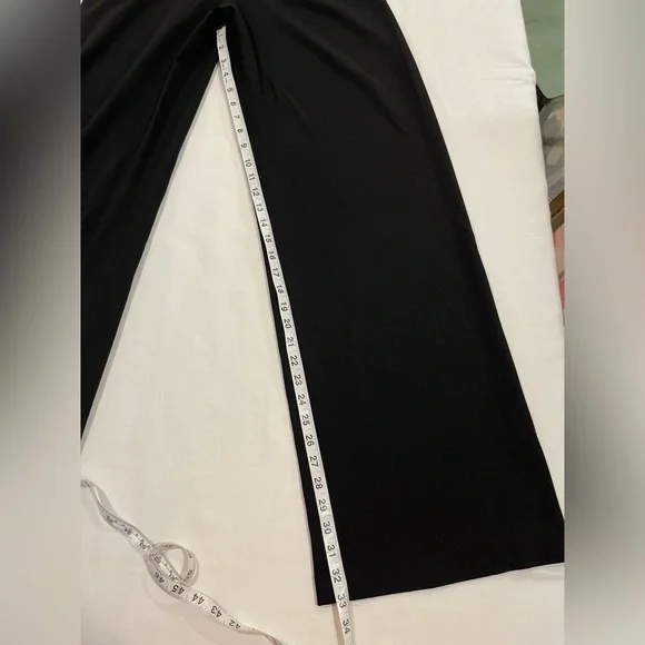 Alice + Olivia | Lina Leather Trimmed Embellished Wide Leg Jumpsuit | 6 - Picture 10 of 16